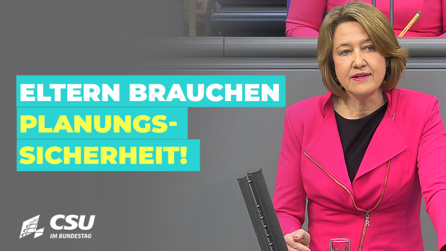 Anja Weisgerber: Starke Betreuung für starke Familien!