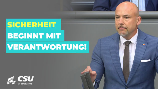 Alexander Hoffmann im Plenum des Deutschen Bundestages