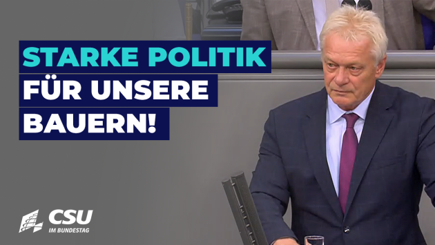 BM Alois Rainer im Plenum des Deutschen Bundestages