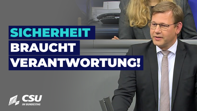 Thomas Erndl im Plenum des Deutschen Bundestages
