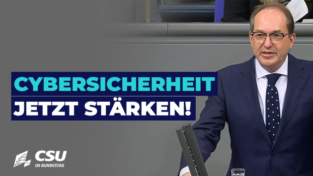 Alexander Dobrindt am Rednerpult im Plenum des Deutschen Bundestages