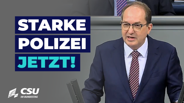 BM Alexander Dobrindt im Plenum des Deutschen Bundestages