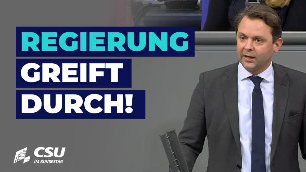 Andreas Lenz am Rednerpult im Plenum des Deutschen Bundestages