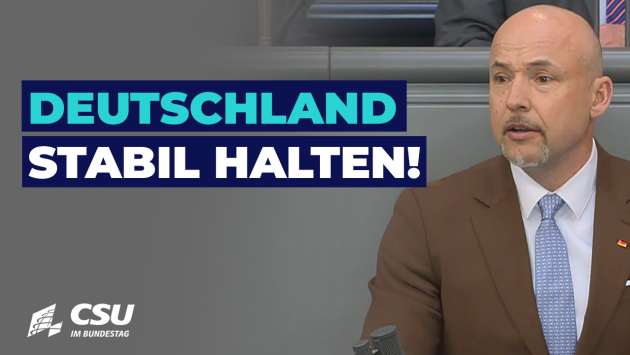 Alexander Hoffmann im Plenum des Deutschen Bundestages