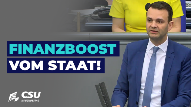 Florian Dorn am Rednerpult im Plenum des Deutschen Bundestages