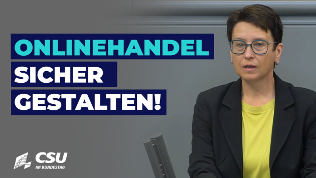 Susanne Hierl im Plenum des Deutschen Bundestages