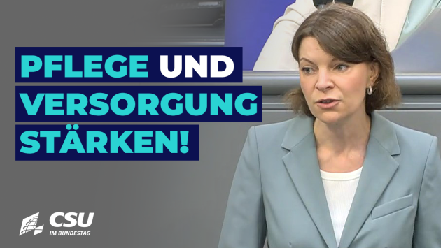 Emmi Zeulner im Plenum des Deutschen Bundestages