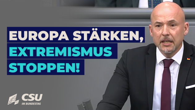 Alexander Hoffmann im Plenum des Deutschen Bundestages