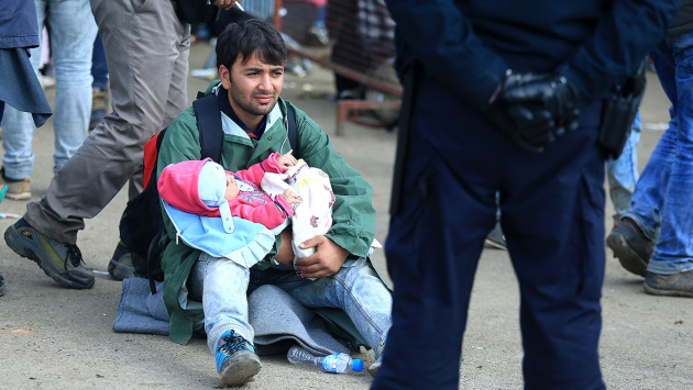 Flüchtlingscamp in Opatovac (Kroatien)