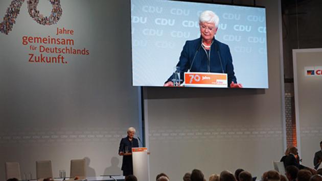 70 Jahre CDU - Grußwort von Gerda Hasselfeldt: „70 gute Jahre für unser Land“