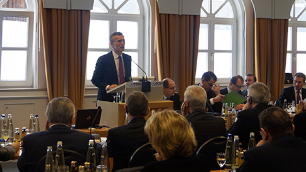 Die CSU-Landesgruppe begrüßte NATO-Generalsekretär Jens Stoltenberg bei ihrer Klausurtagung in Wildbad Kreuth