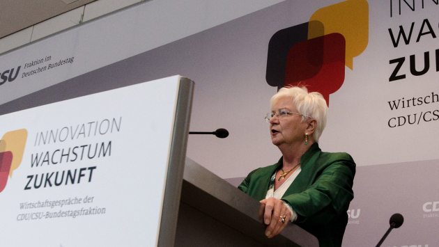 Gerda Hasselfeldt bei der Konferenz der CDU/CSU-Bundestagsfraktion "Ja zu TTIP".