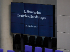 Konstituierende Sitzung Deutscher Bundestag