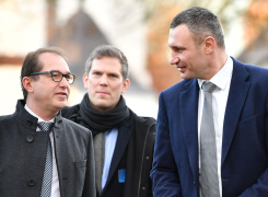 Alexander Dobrindt und Vitali Klitschko