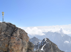 Gipfelkreuz auf der Zugspitze 