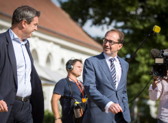Alexander Dobrindt und Ministerpräsident Markus Söder