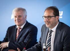 Alexander Dobrindt und Horst Seehofer