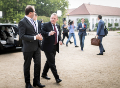 Alexander Dobrindt und Lars Lokke Rasmussen, Ministerpräsident des Königreichs Dänemark