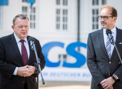 Pressestatement Alexander Dobrindt und Lars Lokke Rasmussen, Ministerpräsident des Königreichs Dänemark