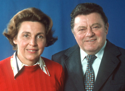 Franz Josef Strauß und seine Gattin Marianne 1977