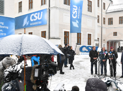 Empfang und Pressestatement mit Eberhard Zorn, Generalinspekteur der Bundeswehr