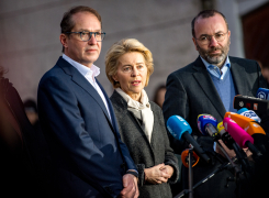 Alexander Dobrindt, Ursula von der Leyen, Manfred Weber