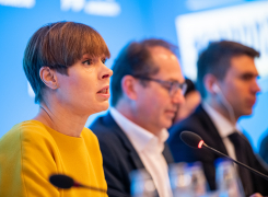 Kersi Kaljulaid, Alexander Dobrindt und Stefan Müller