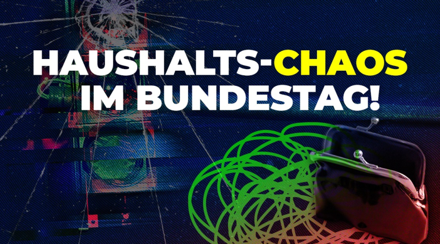 Sharepic Haushaltschaos