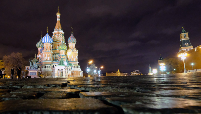 Basilius-Kathedrale auf dem Roten Platz in Moskau