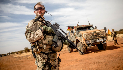Bundeswehrsoldat in Mali