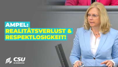 Andrea Lindholz: Ampel - Realitätsverlust & Respektlosigkeit!