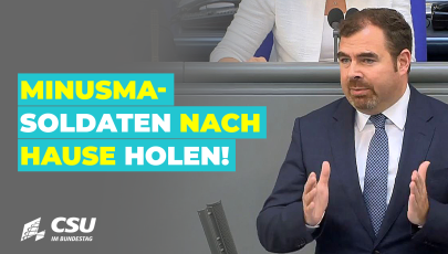 Florian Hahn im Plenum des Deutschen Bundestages