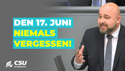 Jonas Geissler: Den 17. Juni niemals vergessen!