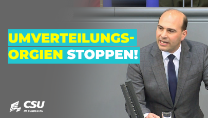 Florian Oßner im Plenum des Deutschen Bundestages