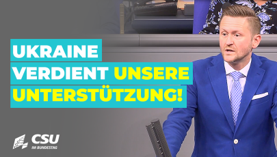 Wolfgang Stefinger: Ukraine verdient unsere Unterstützung!