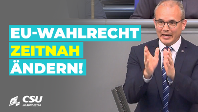 Tobias Winkler: EU-Wahlrecht ZEITNAH ändern!
