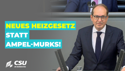 Alexander Dobrindt im Plenum des Deutschen Bundestages