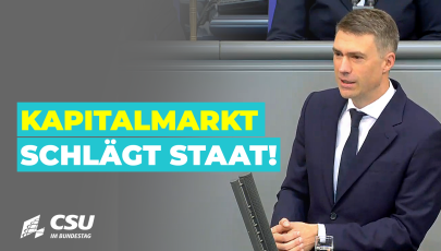 Stefan Müller im Plenum des Deutschen Bundestages