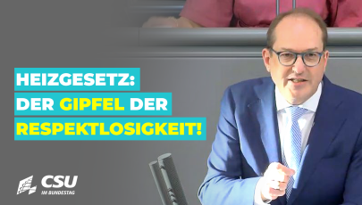 Alexander Dobrindt im Plenum des Deutschen Bundestages