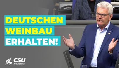 Artur Auernhammer am Rednerpult im Plenum des Deutschen Bundestages