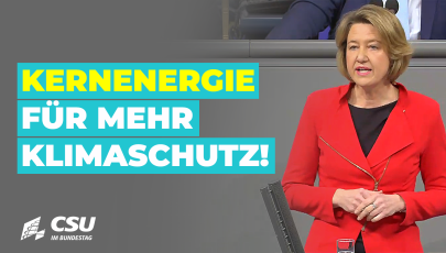 Anja Weisgerber am Rednerpult im Plenum des Deutschen Bundestages