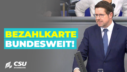 Stephan Stracke am Rednerpult im Plenum des Deutschen Bundestages