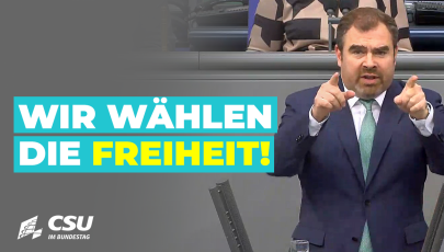 Florian Hahn im Plenum des Deutschen Bundestages