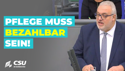Erich Irlstorfer im Plenum des Deutschen Bundestages