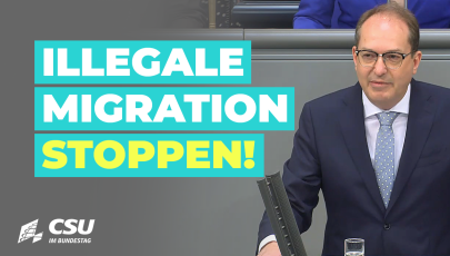 Alexander Dobrindt am Rednerpult im Plenum des Deutschen Bundestages