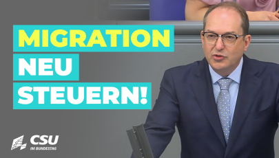 BM Alexander Dobrindt im Plenum des Deutschen Bundestages