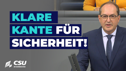 BM Alexander Dobrindt im Plenum des Deutschen Bundestages