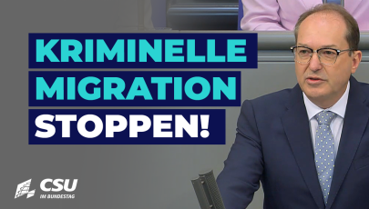 BM Alexander Dobrindt im Plenum des Deutschen Bundestages