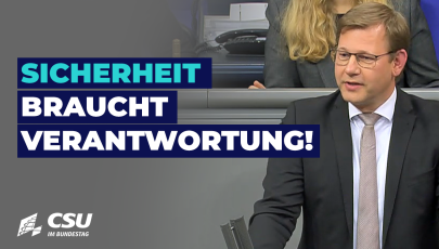 Thomas Erndl im Plenum des Deutschen Bundestages