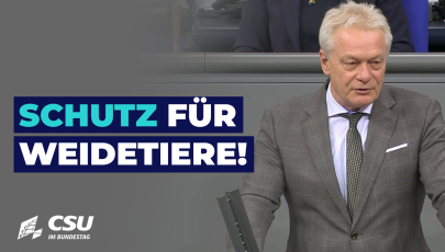 Alois Rainer am Rednerpult im Plenum des Deutschen Bundestages